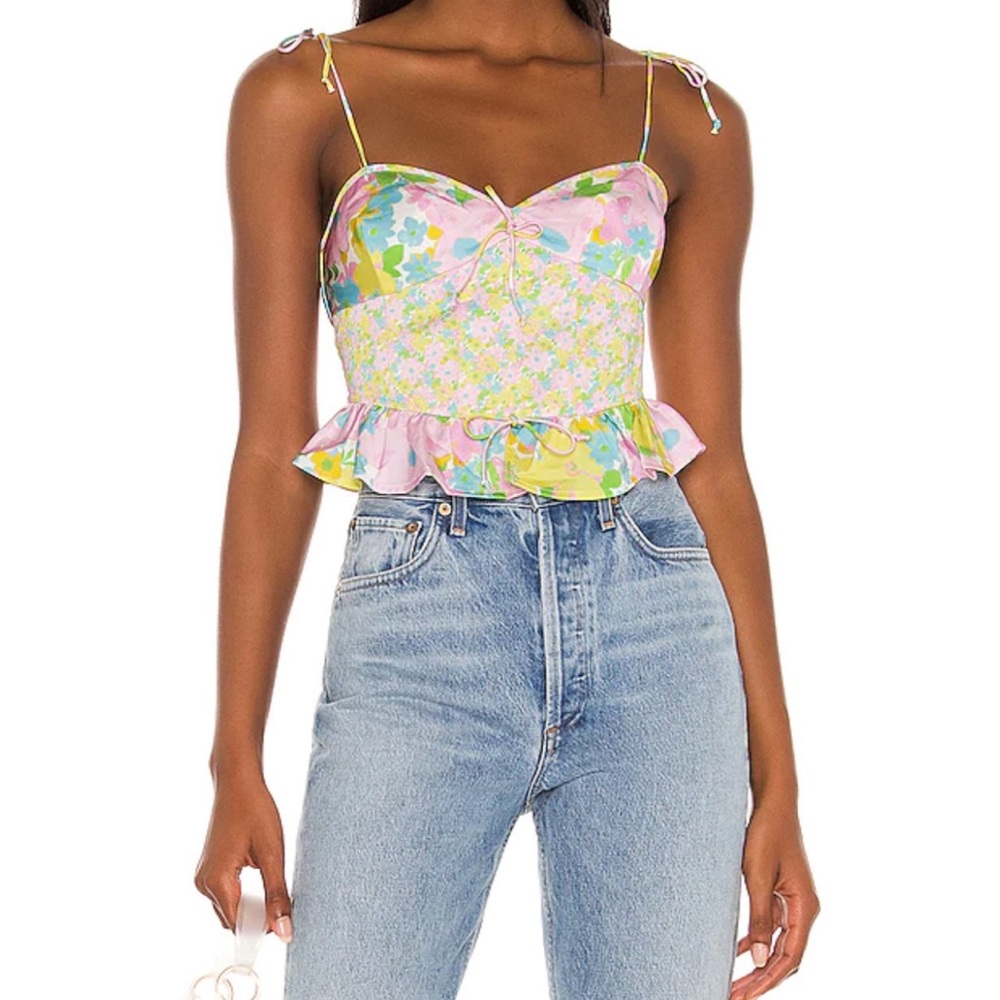 NWT For Love & Lemons Emily Top - Small